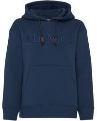 Max Mara - Sweat-shirt en jersey de coton à capuche agre - Lyst