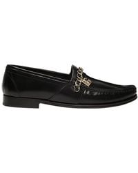 Dolce & Gabbana - Calfskin Nappa Visconti Loafers - Lyst