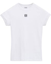 Loewe X Paula's Ibiza Cropped Relaxed-fit Cotton-blend-jersey T