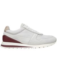 Brunello Cucinelli - Suede Running Shoes - Lyst