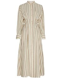 Max Mara - Yole Maxi Striped Dress - Lyst