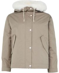 Yves Salomon - Hooded Cotton Parka - Lyst