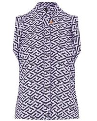Versace Blouses for Women | Online Sale up to 85% off | Lyst