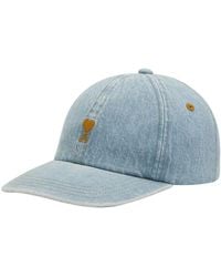 Ami Paris - Ami De Coeur Embroidered Cap - Lyst