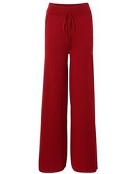 Max Mara Giove Trousers - Red