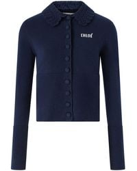 Chloé - Buttoned Cardigan - Lyst