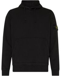 Stone Island - Hoodie With Logo Patch - Lyst