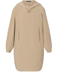 Louis Vuitton - Robe à capuche et manches chauve-souris - Lyst