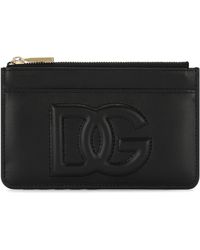 Dolce & Gabbana - Porte-cartes moyen format avec logo DG - Lyst