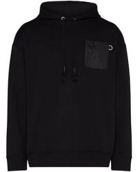 Loewe - Anagram-patch Relaxed-fit Cotton-jersey Hoody - Lyst
