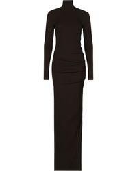 Dolce & Gabbana - Langes Jerseykleid aus Milano Ripp - Lyst