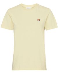 Maison Kitsuné - Fox Head Patch Regular Tee-Shirt - Lyst