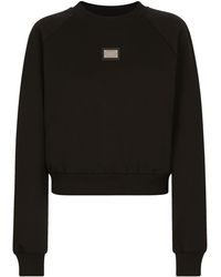 Dolce & Gabbana - Sweatshirt aus Funktionsjersey - Lyst