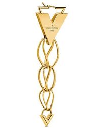 Louis Vuitton Infinity V Single Earring - Metallic