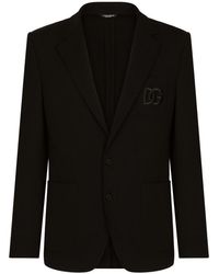 Dolce & Gabbana - Stretch Jersey Portofino Jacket - Lyst