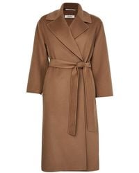 Max Mara - Manteau Ceinturé Cuore - Lyst