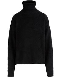Acne Studios Textured Turtleneck - Black