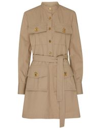 Givenchy - Robe Saharienne En Popeline - Lyst