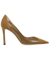 Jimmy Choo Leather Cass 95 Pumps in Black | Lyst
