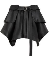 Loewe - Cargorock Aus Leder - Lyst