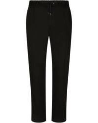 Dolce & Gabbana - Pantalon de jogging en coton élastique - Lyst