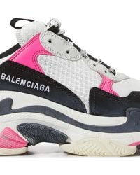 Balenciaga Triple S Sneaker Rose/black/white - Multicolor