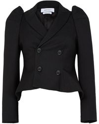 McQueen - Double Breasted Cropped Jacket - Lyst