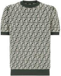 Fendi - Embroidered Wool Sweater - Lyst