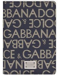 Dolce & Gabbana - Coated Jacquard Passport Holder - Lyst