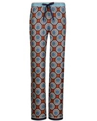 Dolce & Gabbana - Printed Silk Pajama Pants - Lyst