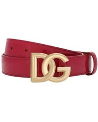 Dolce & Gabbana - Dg Logo Belt - Lyst