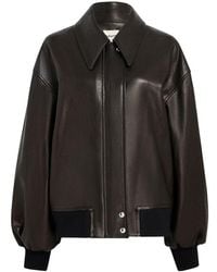KHAITE - Shelman Leather Jacket - Lyst