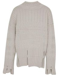 A_COLD_WALL* - Textured Mock Neck Knit - Lyst