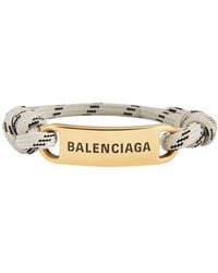 Balenciaga - Plate Rope Bracelet - Lyst