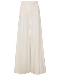 Max Mara - Hose Finish Mit Weitem Bein - Lyst