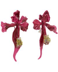 Marc Jacobs - The Future Floral Large Earrings - Lyst