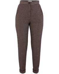 Harris Wharf London Pantalon droit - Marron