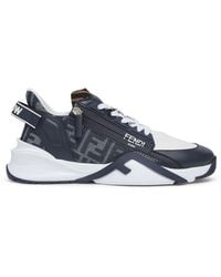 Fendi - Flow - Low-Top-Sneaker aus Leder - Lyst