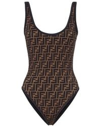 Fendi - Ff Print Swimsuit - Lyst