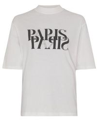 Anine Bing - Avi Tee Paris T-shirt - Lyst