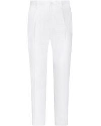 Dolce & Gabbana - Stretch Cotton Pants - Lyst