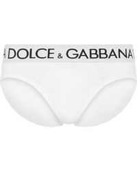 Dolce & Gabbana - Slip aus Zwei-Wege-Stretchbaumwolle - Lyst
