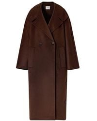 Lisa Yang - Long Double-Breasted Coat - Lyst