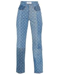 Marine Serre Jean Moon - Bleu