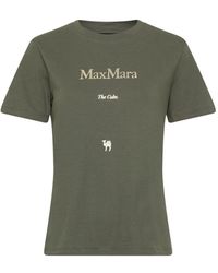 Max Mara - Quieto Short-sleeved Logo T-shirt - Lyst
