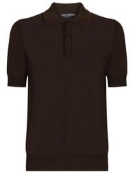 Dolce & Gabbana - Cotton Polo-shirt - Lyst