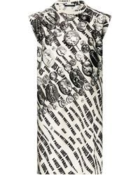 Louis Vuitton - Robe à motif signatures obliques, camées et pièces - Lyst