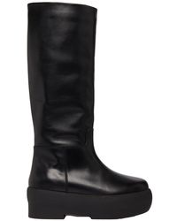 GIA COUTURE - Chunky Sole Tubular Boots - Lyst