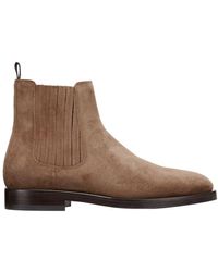 Brunello Cucinelli - Suede Chelsea Boots - Lyst
