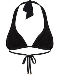 Dolce & Gabbana - Padded Triangle Bikini Top - Lyst